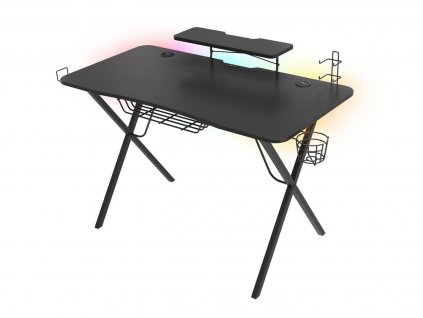 Genesis Holm 300 RGB - herní stůl s RGB podsvícením  Nevíte kde uplatnit Sodexo, Pluxee, Edenred, Benefity klikni