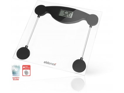 ELDONEX BodyFit digitální osobní váha, černá  Nevíte kde uplatnit Sodexo, Pluxee, Edenred, Benefity klikni