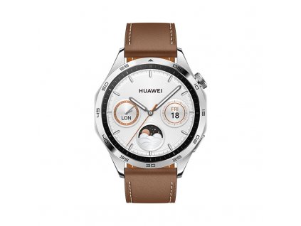 Huawei Watch GT4 46 mm hnědá kůže  Nevíte kde uplatnit Sodexo, Pluxee, Edenred, Benefity klikni