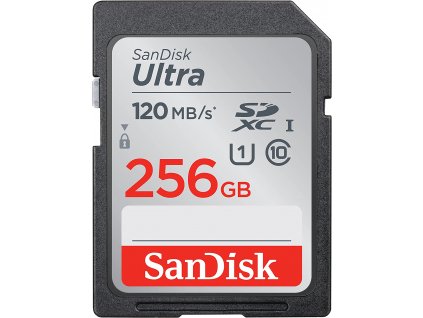 SanDisk Ultra SDXC 256GB 150MB/s Class10 UHS-I  Nevíte kde uplatnit Sodexo, Pluxee, Edenred, Benefity klikni