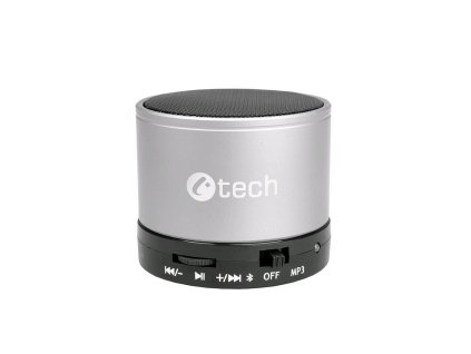 C-TECH SPK-04S Bluetooth reproduktor, stříbrný  Nevíte kde uplatnit Sodexo, Pluxee, Edenred, Benefity klikni