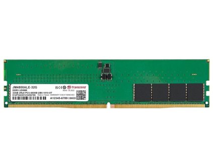 Transcend 32GB DDR5 4800 U-DIMM (JetRam) 2Rx8 2Gx8 CL40 1.1V  Nevíte kde uplatnit Sodexo, Pluxee, Edenred, Benefity klikni