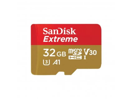 SanDisk Extreme microSDHC 32GB 100MB/s UHS-I U3 Class 10  Nevíte kde uplatnit Sodexo, Pluxee, Edenred, Benefity klikni