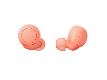 Sony sluchátka WF-C500 bezdrátová, oranžová  Nevíte kde uplatnit Sodexo, Pluxee, Edenred, Benefity klikni
