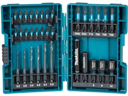 Makita B-66896 sada torzních bitů a vrtáků 1/4" Impact Black, 33 ks  Nevíte kde uplatnit Sodexo, Pluxee, Edenred, Benefity klikni