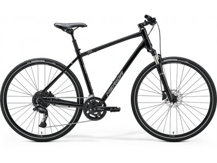 MERIDA CROSSWAY 300 Glossy Black(Silver) S  Nevíte kde uplatnit Sodexo, Pluxee, Edenred, Benefity klikni