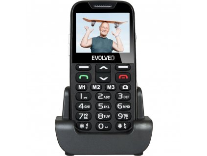 EVOLVEO EasyPhone XD s nabíjecím stojánkem černý  Nevíte kde uplatnit Sodexo, Pluxee, Edenred, Benefity klikni