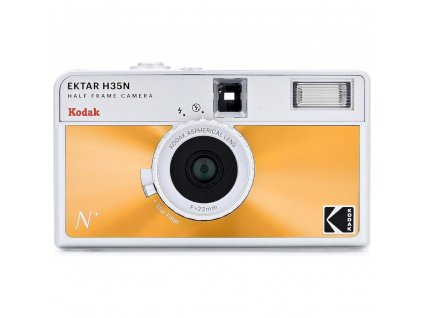 Kodak EKTAR H35N Glazed Analogový fotoaparát oranžový  Nevíte kde uplatnit Sodexo, Pluxee, Edenred, Benefity klikni