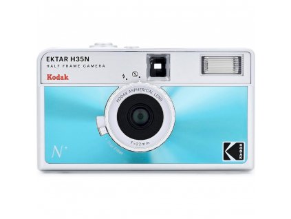 Kodak EKTAR H35N Glazed Analogový fotoaparát modrý  Nevíte kde uplatnit Sodexo, Pluxee, Edenred, Benefity klikni