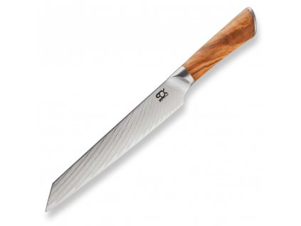 Nůž SOK plátkovací Slice 190 mm Olive Sunshine Damascus  Nevíte kde uplatnit Sodexo, Pluxee, Edenred, Benefity klikni