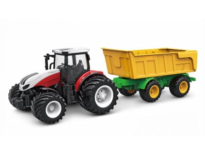 RC TRAKTOR se sklápěcím přívěsem 1/24  Nevíte kde uplatnit Sodexo, Pluxee, Edenred, Benefity klikni