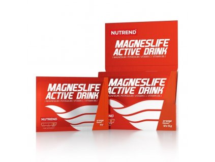 nápoj Nutrend MagnesLife Active Drink 10x15 g pomeranč  Nevíte kde uplatnit Sodexo, Pluxee, Edenred, Benefity klikni