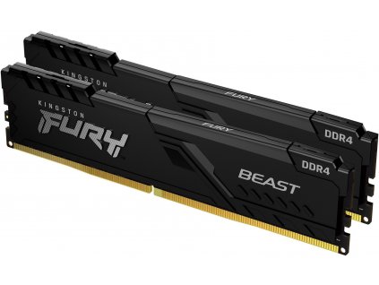 Kingston Fury Beast DIMM DDR4 16GB 3200MHz černá (Kit 2x8GB) AKCE  Možnosti Lemon pay, Edenred, Benefity a.s., Sodexo