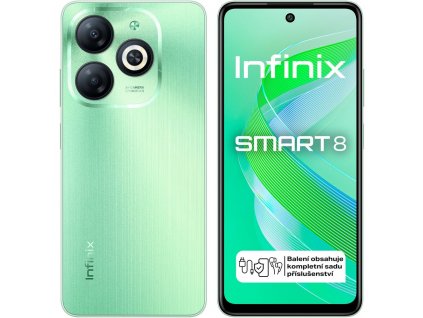 Infinix Smart 8 3GB/64GB zelená  Nevíte kde uplatnit Sodexo, Pluxee, Edenred, Benefity klikni