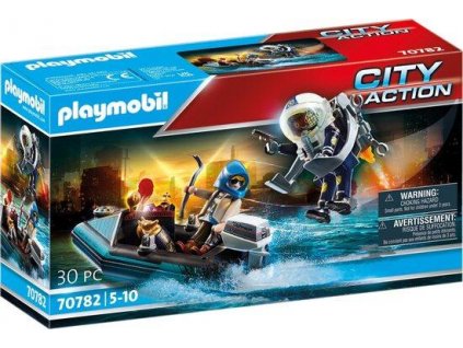 PLAYMOBIL City Action 70782 Policejní Jetpack: Zatčení zloděje umění