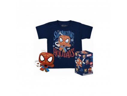 Funko Pocket POP! & Tee: Marvel - Spider-Man (Gingerbread ) dětské XL  Nevíte kde uplatnit Sodexo, Pluxee, Edenred, Benefity klikni