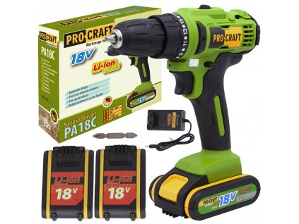 280 aku vrtaci sroubovak procraft pa18c pa18c