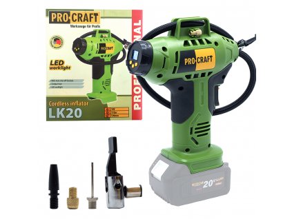 389 aku kompresor procraft lk20 bez akumulatoru a nabijecky lk20
