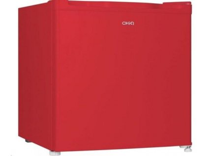 CHiQ CSD46D4RE minibar, 46 litrů, 2 přihrádky, 0 °C až +10 °C, 39 dB, červený