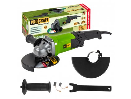 3412 bruska uhlova procraft pw2200es pw1400es 180mm pw2200es