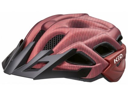 přilba KED Status Junior S maroon red matt 49-54 cm (Velikost S)