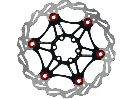 brzdový kotouč MAX1 Alux 180 mm černý (Barva 6 děr, Velikost 180 mm)