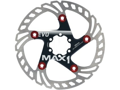 brzdový kotouč MAX1 Evo 180 mm černý (Barva 6 děr, Velikost 180 mm)