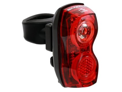 blikačka zadní SMART Two Eyes USB, dobíjecí (Velikost dobíjecí)