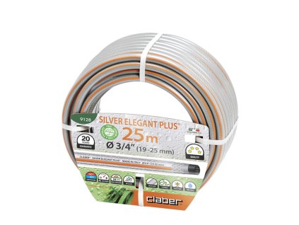 Claber 9128 - hadice Silver Elegant Plus 3/4" - 25 m  Nevíte kde uplatnit Benefity obecně, zeptej se info@megabike-cyklo.cz