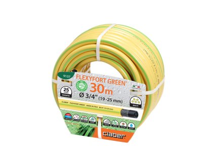 Claber 9137 - zahradní hadice Flexyfort Green 3/4" - 30 m  Nevíte kde uplatnit Benefity obecně, zeptej se info@megabike-cyklo.cz