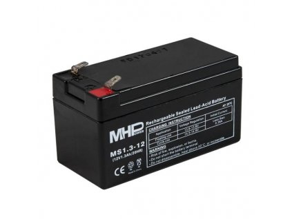 Baterie MHPower MS1.3-12 VRLA AGM 12V/1,3Ah  Nevíte kde uplatnit Sodexo, Pluxee, Edenred, Benefity klikni
