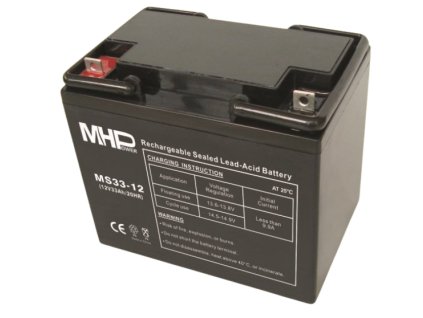 Baterie MHPower MS33-12 VRLA AGM 12V/33Ah  Nevíte kde uplatnit Sodexo, Pluxee, Edenred, Benefity klikni