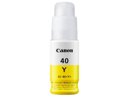 Canon inkoustová náplň GI-40 Žlutá  Nevíte kde uplatnit Sodexo, Pluxee, Edenred, Benefity klikni