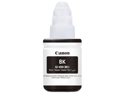 Canon inkoustová náplň GI-490PGBK/ Černá  Nevíte kde uplatnit Sodexo, Pluxee, Edenred, Benefity klikni