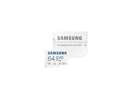 Samsung micro SDXC 64GB Evo Plus + SD adaptér  Nevíte kde uplatnit Sodexo, Pluxee, Edenred, Benefity klikni