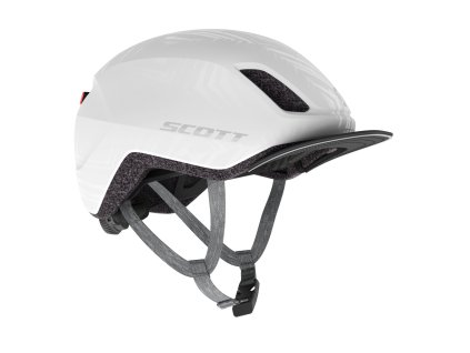 Cyklistická helma SCOTT II Doppio (CE) (Color Text pearl white, Size Text M)