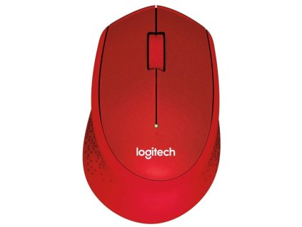 logitech wireless m330 silent plus cervena ien254108