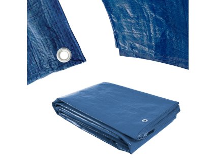 1515 plachta procraft bt10x15 50gm2 nepromokava s oky 10x15m modra bt10x15