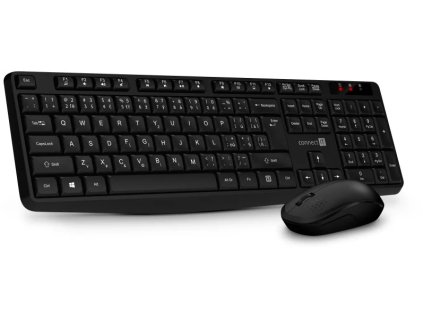 connect it officebase wireless combo bezdratova cerna klavesnice mys ien510485