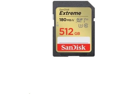 sandisk sdxc extreme 512gb uhs i u3 v30 ien525235