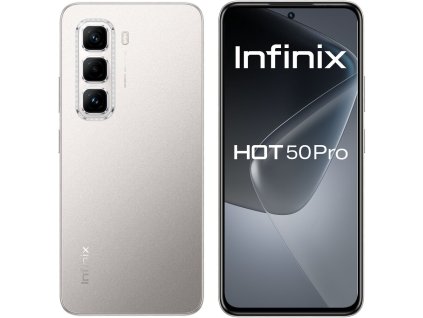 Infinix Hot 50 Pro 8GB/128GB šedý titan Nevíte kde uplatnit Sodexo, Pluxee, Edenred, Benefity klikni