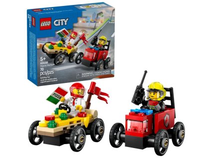 LEGO City 60458 Závodní balíček: Rozvoz pizzy vs. hasičské auto  Nevíte kde uplatnit Sodexo, Pluxee, Edenred, Benefity klikni