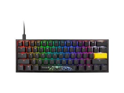 Ducky One 2 Pro Mini Cherry Silent Red herní klávesnice herní klávesnice (US) černá  Nevíte kde uplatnit Sodexo, Pluxee, Edenred, Benefity klikni