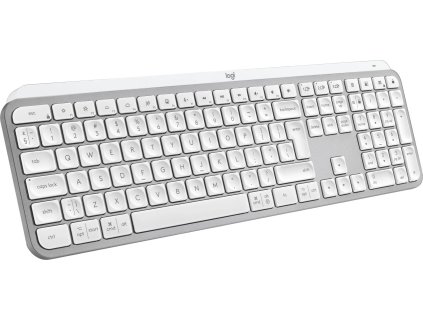 logitech klavesnice wireless mx keys s us intl bezdratova pale grey bolt ien490630