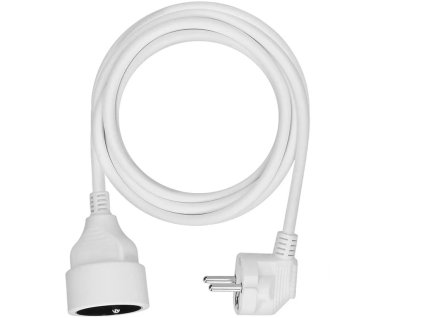 solight prodluzovaci privod spojka 1 zasuvka 3m 3 x 1mm2 bila ien473344