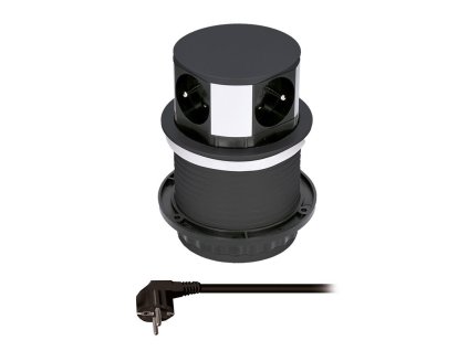 solight prodluzovaci privod 4 zasuvky cerny 1 5m vysuvny blok zasuvek kruhovy tvar ien473410
