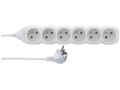 emos prodluzovaci kabel 6 zasuvek 5m bily ien295935