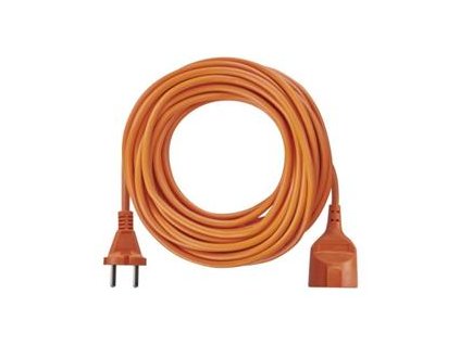 dvouzilovy pohyblivy privod 20 m 1 zasuvka oranzovy pvc 230 v 1 5 mm2 ig481666