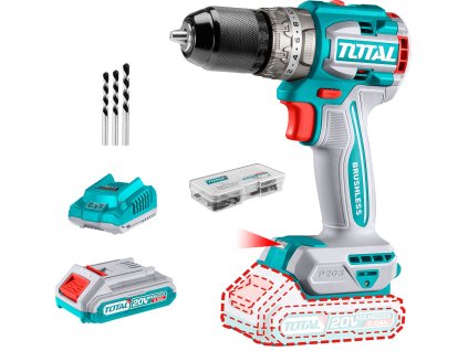 vrtaci sroubovak aku s priklepem brushless 20v li ion 2x industrial img tidli20602e fd 99