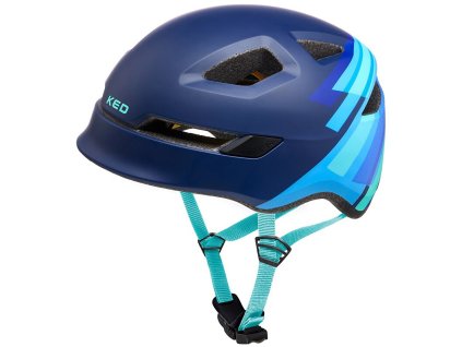 přilba KED Pop S Blue Matt 48-52 cm (Barva modrá, Velikost S)